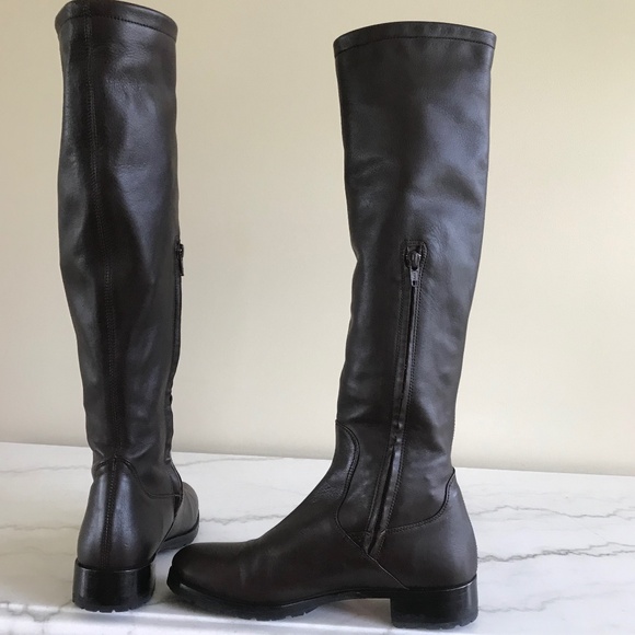 CHRISTIAN LOUBOUTIN BROWN KNEE HIGH BOOT - Picture 8 of 12